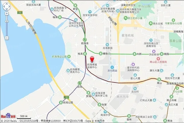 南头甲级写字楼卓越前海壹号591-2400㎡出售