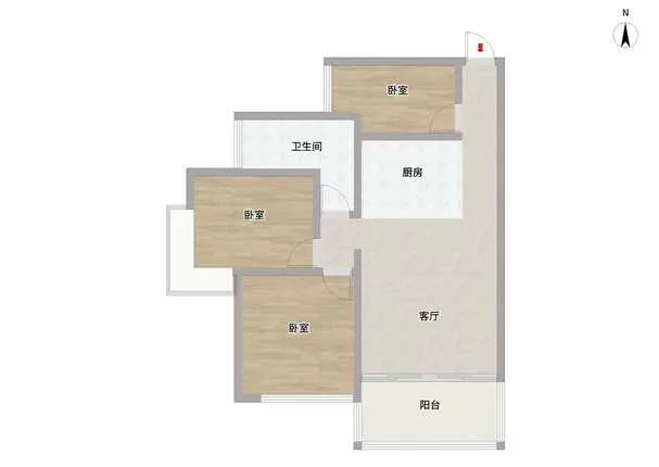 海景富通城四期全新装修面积82.63平米价格648万