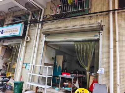 餐饮外卖店佳选,沙坣新村店铺出租+二楼可住三房,租金3500月