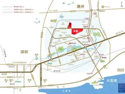 融创臻园3.1米层高6.3米超大阳台，距淡水高速出口约3公里- 近坪山龙岗