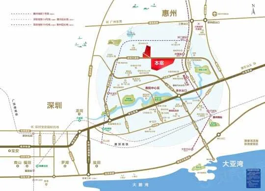 融创臻园3.1米层高6.3米超大阳台,距淡水高速出口约3公里- 近坪山龙岗