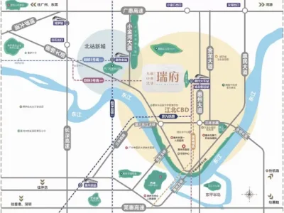 惠城九颂中奥沃华|瑞府，江北CBD 北站新城双芯