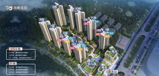 惠州市惠城龙丰（翔顺花园）147万套起