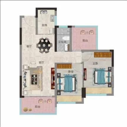 惠州市惠城区小金河大道(江茂华府)81-123平户型出售