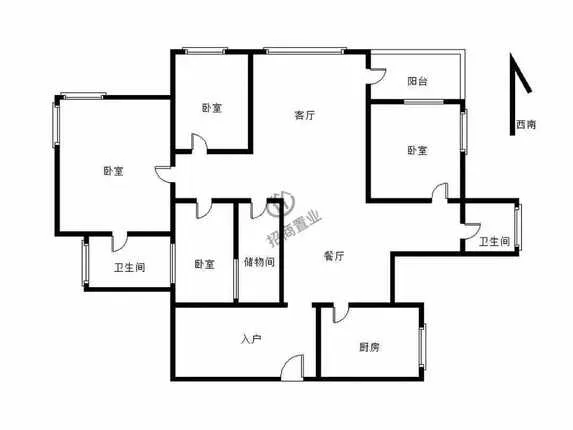 桃源居4+1房，147平，850万，单价56000便宜，拎包入住