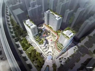 福永塘尾地铁口旁华强城临街旺铺30-275平，现特价出售3.1万起，买一送一