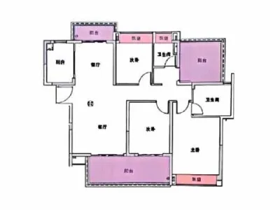 65万买中山北黄圃【纪元花园】首付2万起，单价64xx/㎡即买中山北纯南小三房