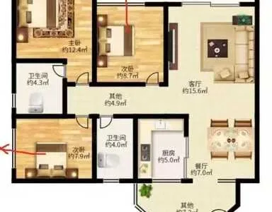 深圳坪山万科金域东郡3房2厅2卫，送精装修