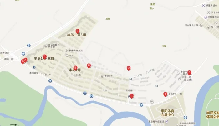 半岛1号位于粤港澳大湾区惠阳中心区毗邻惠阳区政府